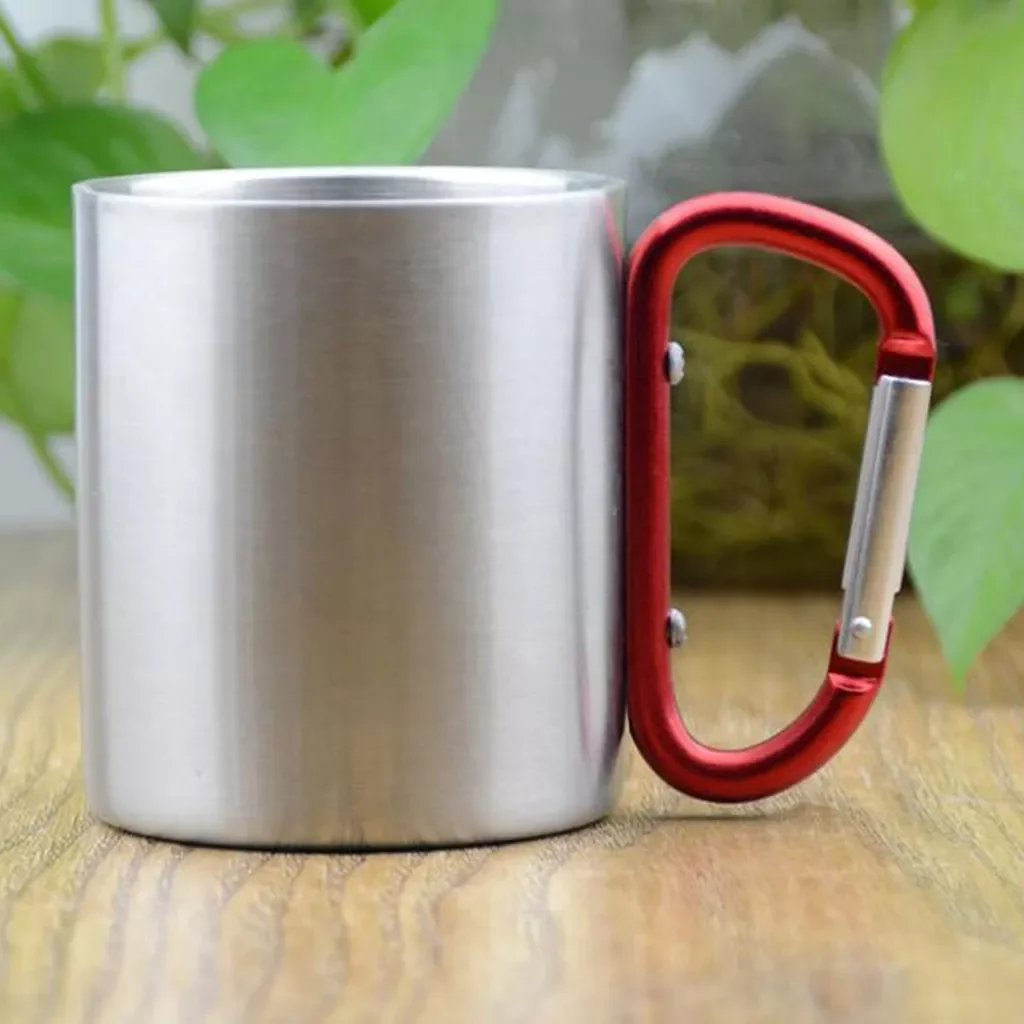 Camping Mug Carabiner Lock Metal Outdoor Backpacking Travel Cups Beer Coffee For Climbing
Camping Mug Carabiner Lock Metal Outdoor Backpacking Travel Cups Beer Coffee For Climbing