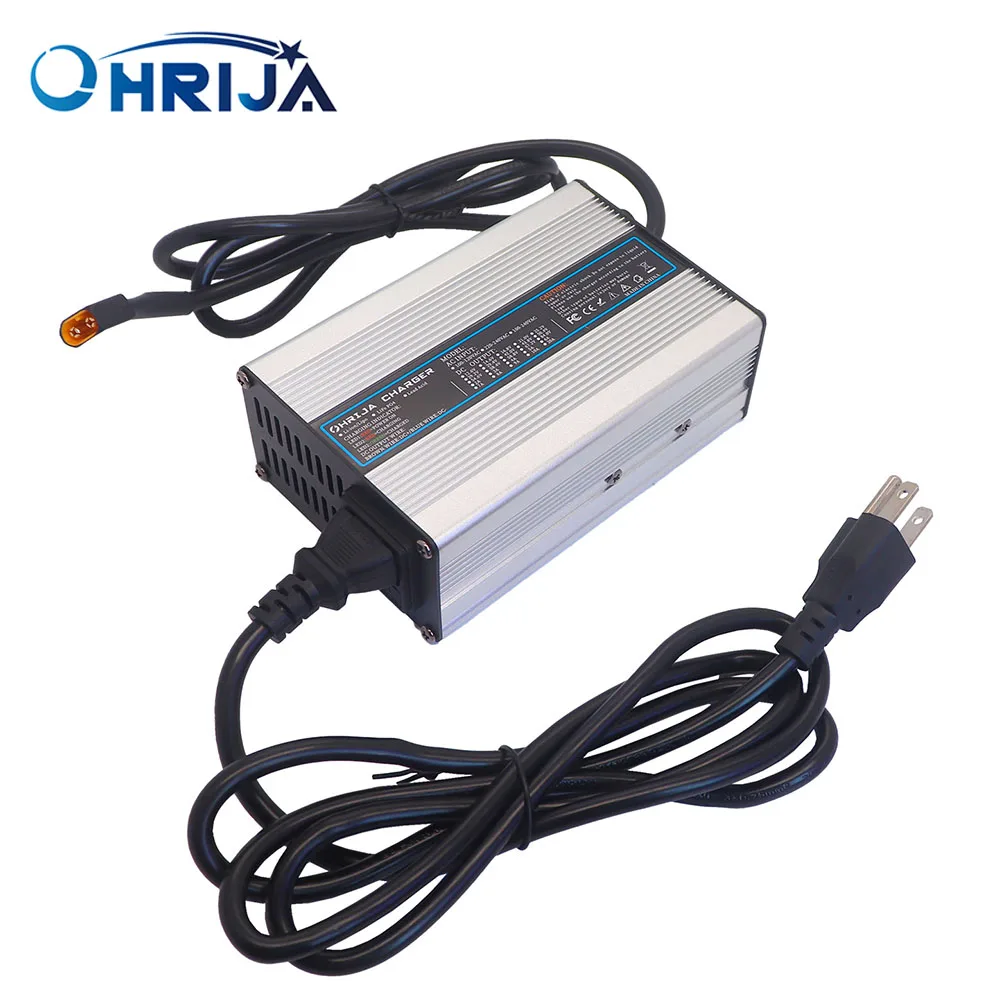 

72V 3.5A Charger Smart Aluminum Case Is Suitable For 72V Outdoor Lead Acid Battery Robot Safe And Stable OHRIJA