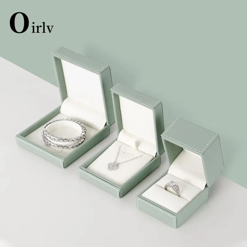 Oirlv Luxury PU Leather Jewelry Organizer Wedding Ring Box Pendant Bracelet Necklace Storage Case Packaging Jewelry Display Box
Oirlv Luxury PU Leather Jewelry Organizer Wedding Ring Box Pendant Bracelet Necklace Storage Case Packaging Jewelry Display Box