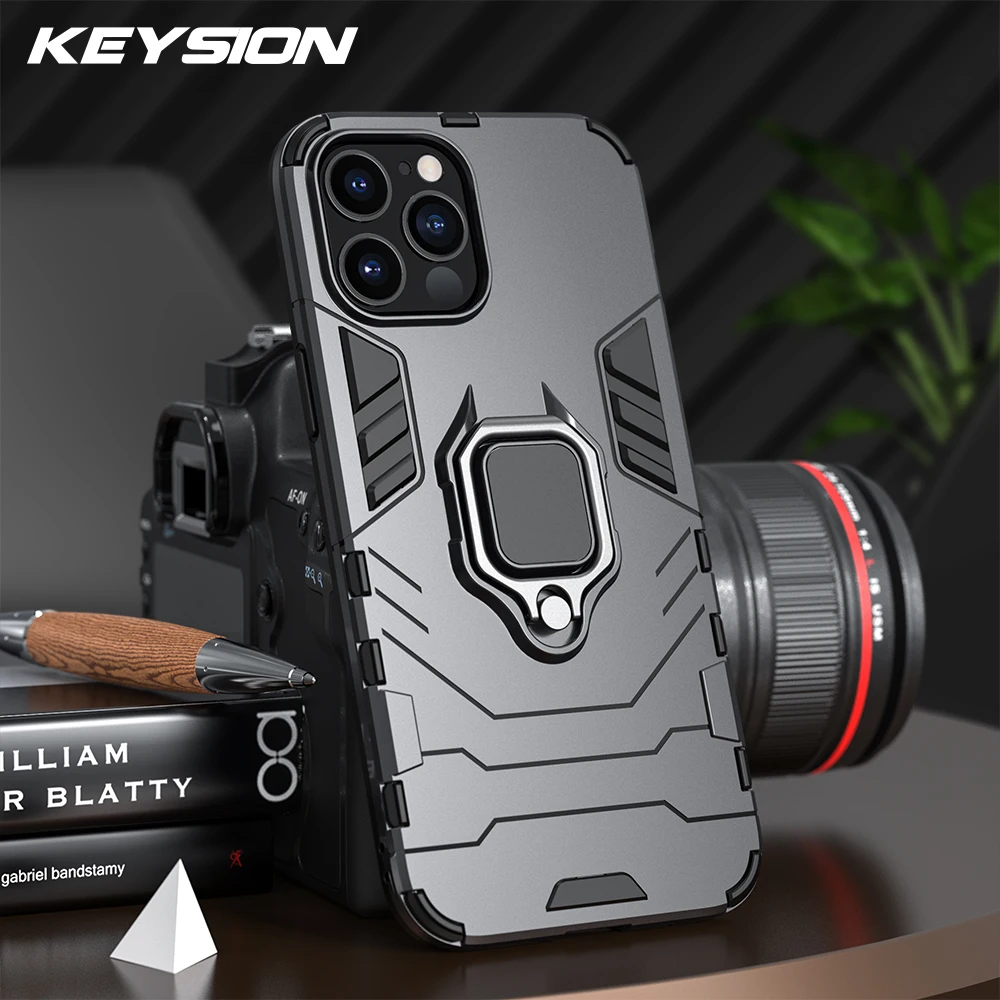 Ударопрочный армированный чехол KEYSION для iPhone 13 Pro Max 12 Mini, кольцевая подставка, задняя крышка для iPhone 11 Pro max XS XR 8 7 6 Plus SE 2020
Ударопрочный армированный чехол KEYSION для iPhone 13 Pro Max 12 Mini, кольцевая подставка, задняя крышка для iPhone 11 Pro max XS XR 8 7 6 Plus SE 2020