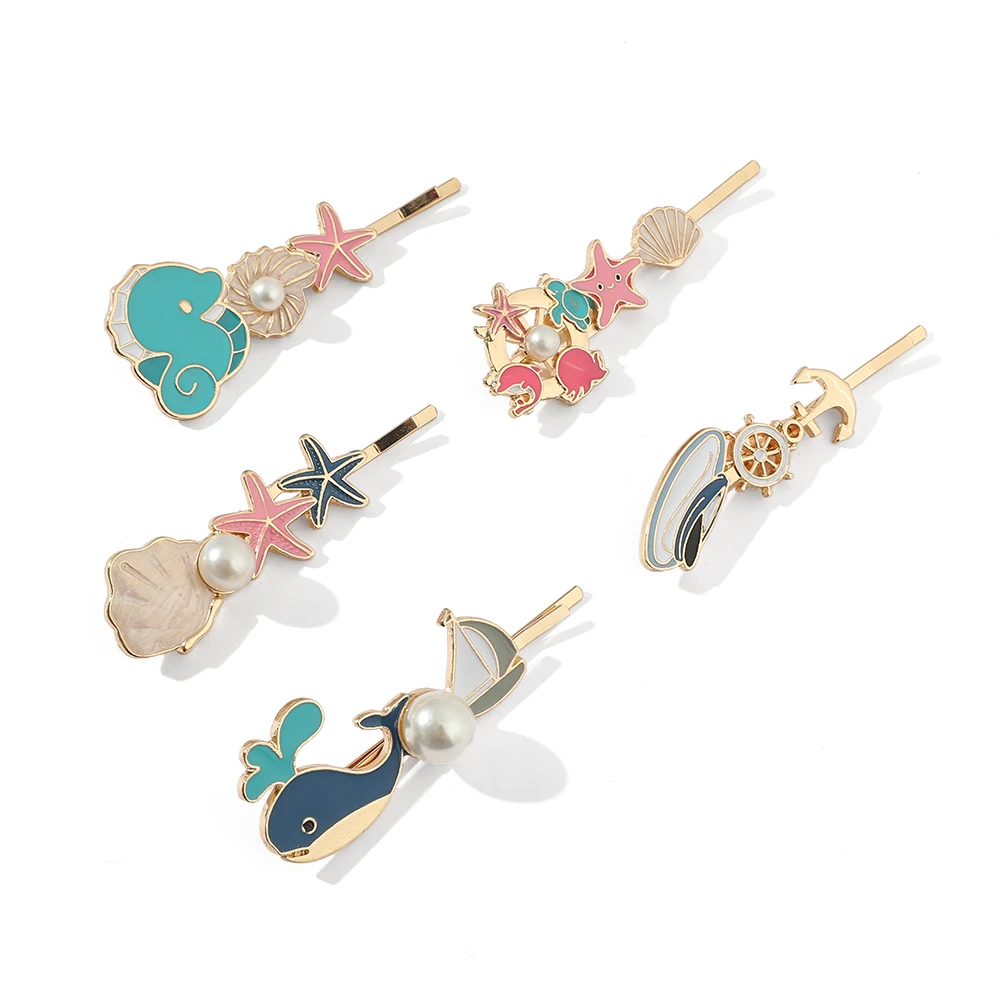 2022 New Summer Hair Accessories Barretttes Women Cute Ocean Cartoon Hair Clips For Girls Snap Clip Whale Sea Star Styling Hair
2022 New Summer Hair Accessories Barretttes Women Cute Ocean Cartoon Hair Clips For Girls Snap Clip Whale Sea Star Styling Hair