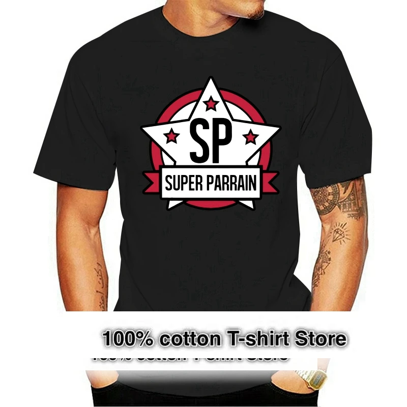 Funny Men T Shirt Women Novelty Tshirt Super Parrain Tabliers Cool T Shirt 018174 
Funny Men T Shirt Women Novelty Tshirt Super Parrain Tabliers Cool T Shirt 018174