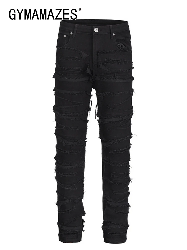 Джинсы GYMAMAZES женские составного кроя на пуговицах, модные широкие брюки с завышенной талией, на молнии, с дырками, в стиле пэчворк
Джинсы GYMAMAZES женские составного кроя на пуговицах, модные широкие брюки с завышенной талией, на молнии, с дырками, в стиле пэчворк