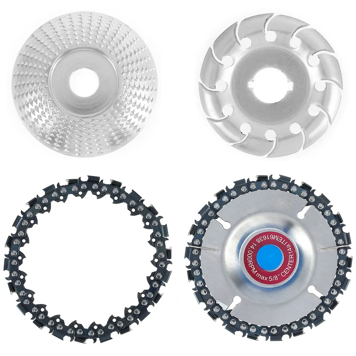 4pcs Wood Carving Disc Tungsten Carbide Angle Grinder Disc Sharp Grinder Chain Disc Wood Carving Tool Abrasive Disc Tools
4pcs Wood Carving Disc Tungsten Carbide Angle Grinder Disc Sharp Grinder Chain Disc Wood Carving Tool Abrasive Disc Tools