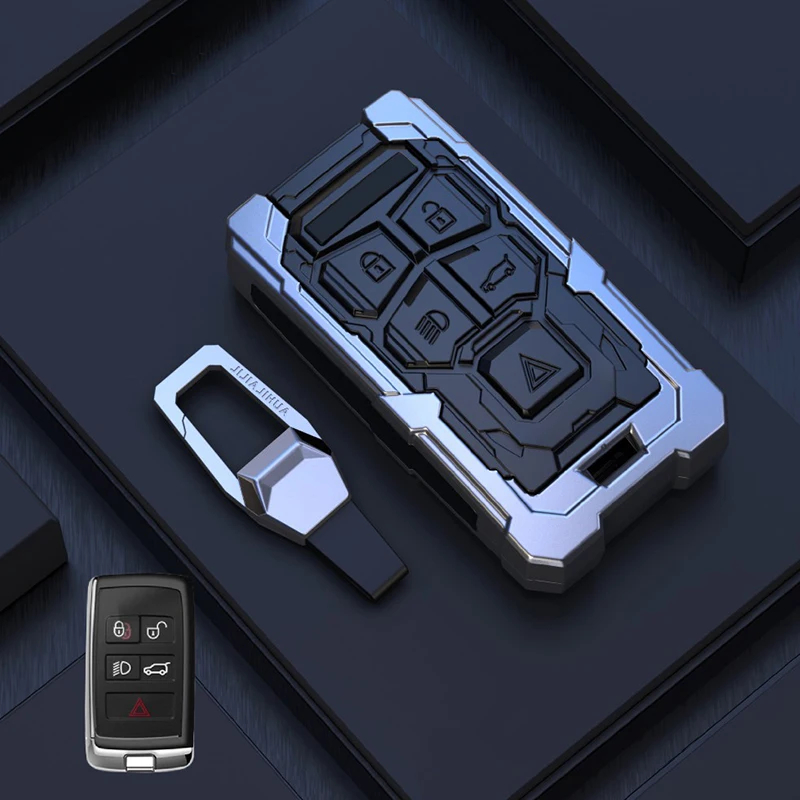 Чехол для автомобильных ключей из цинкового сплава, держатель для Land Rover Range Rover Discovery 5, спортивные аксессуары для JAGUAR XE XF XJ F PACE
Чехол для автомобильных ключей из цинкового сплава, держатель для Land Rover Range Rover Discovery 5, спортивные аксессуары для JAGUAR XE XF XJ F PACE