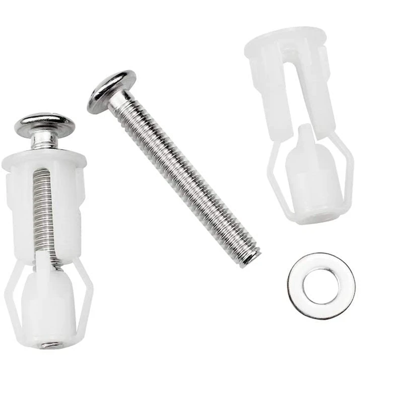8X Toilet Seat Screws And Toilet Lid Screws Stainless Steel Top Fixing Hinges Screws, For Toilet Seat Replacement Parts
8X Toilet Seat Screws And Toilet Lid Screws Stainless Steel Top Fixing Hinges Screws, For Toilet Seat Replacement Parts