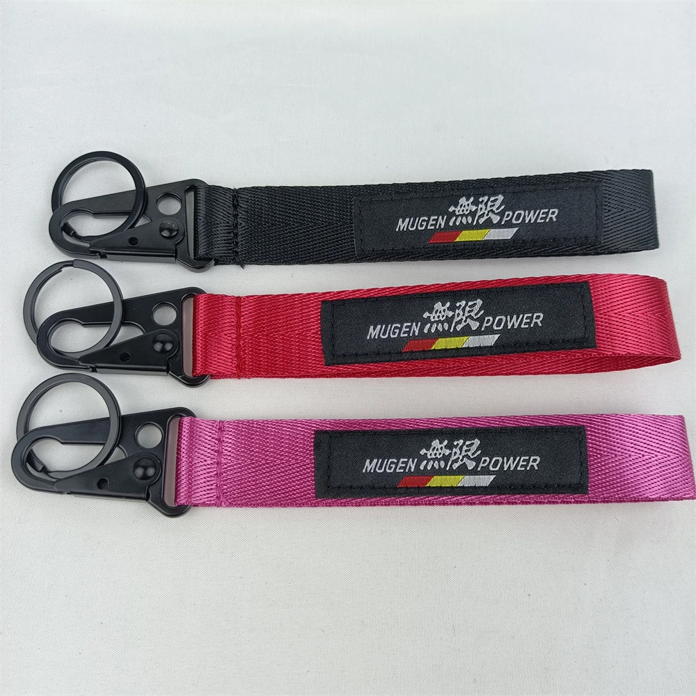 

Jdm Car Keychain Wristband Keyring for Mugen Power Formula Honda Civic Fit Crv City Jazz Accord Men Auto Accessories Gadgets