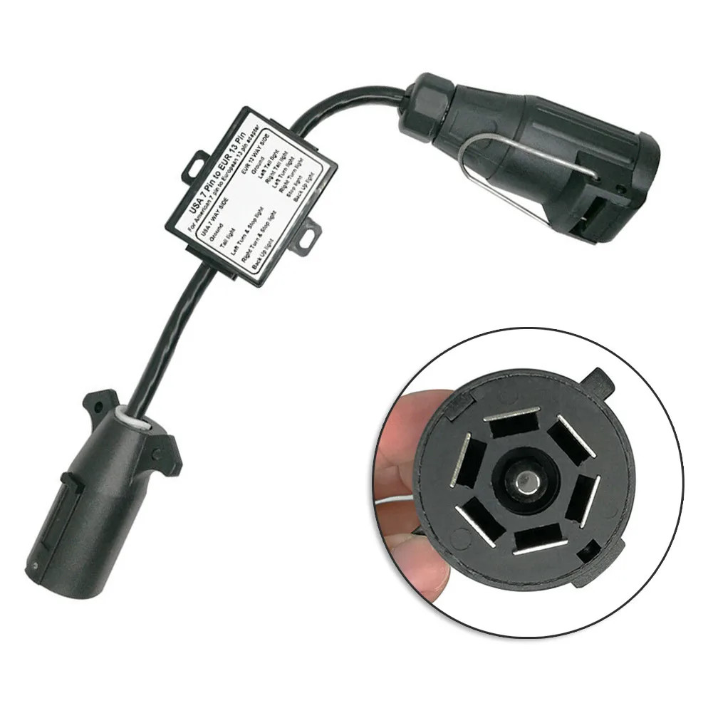 Durable High Quality Hot New Useful Trailer Light Converter Round Universal Vehicle Accessory Connector 13-Pin
Durable High Quality Hot New Useful Trailer Light Converter Round Universal Vehicle Accessory Connector 13-Pin