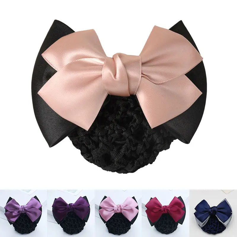 Tulle Bowknot Bun Snood Women Hairgrips Stylish Floral Lace Satin Bow Barrette Lady Hair Clip Cover Net Hair Accessories
Tulle Bowknot Bun Snood Women Hairgrips Stylish Floral Lace Satin Bow Barrette Lady Hair Clip Cover Net Hair Accessories