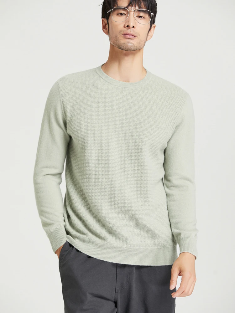 Zocept High Quality Men's Cashmere Sweater Winter Knitted Clothing Fashion Casual Korean O-Neck Solid Jacquard Warm Pullover
Zocept High Quality Men's Cashmere Sweater Winter Knitted Clothing Fashion Casual Korean O-Neck Solid Jacquard Warm Pullover