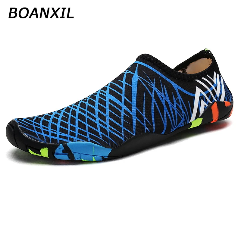 BOANXIL Men Women Aqua Shoes Sneakers Quick Dry Swimming Footwear Unisex Outdoor Breathable Upstream Beach Shoes
BOANXIL Men Women Aqua Shoes Sneakers Quick Dry Swimming Footwear Unisex Outdoor Breathable Upstream Beach Shoes