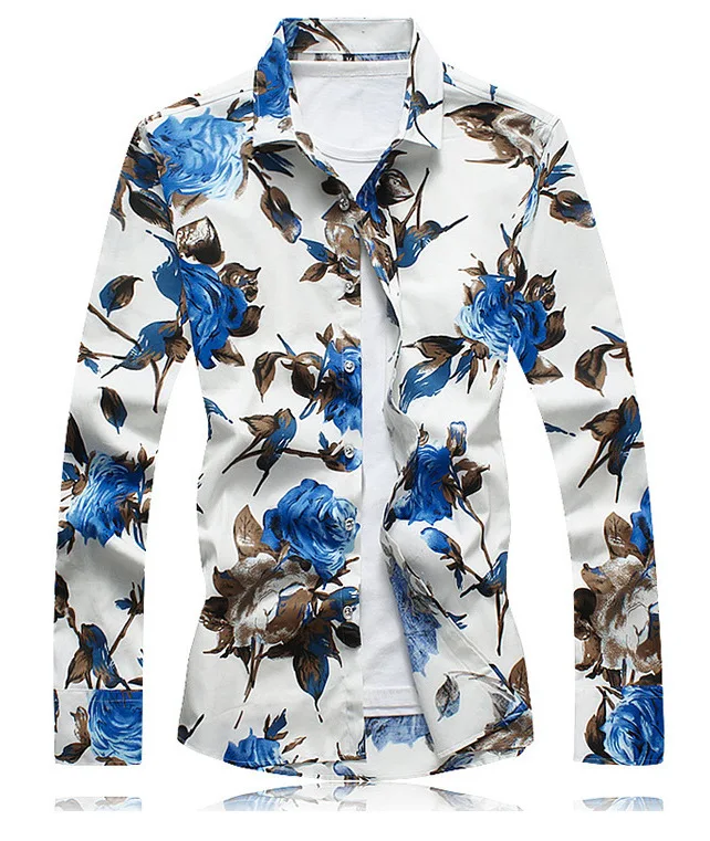 Мужская рубашка на осень, новинка, весна и осень, тонкая мужская Повседневная рубашка с длинным рукавом и принтом, мужская одежда в европейс...
Мужская рубашка на осень, новинка, весна и осень, тонкая мужская Повседневная рубашка с длинным рукавом и принтом, мужская одежда в европейс...