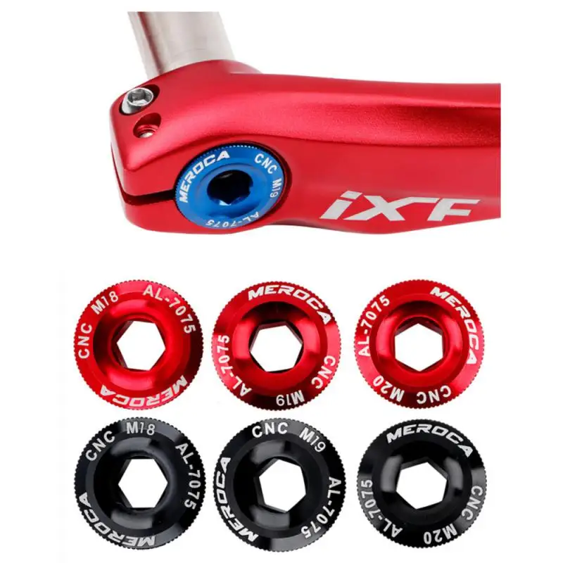 Cranks Screw Colorful Cycling Parts Crank Cover Screws Crankset Cover M18 M19 M20 Compatible Mountain Bike Aluminum Alloy Uesful
Cranks Screw Colorful Cycling Parts Crank Cover Screws Crankset Cover M18 M19 M20 Compatible Mountain Bike Aluminum Alloy Uesful