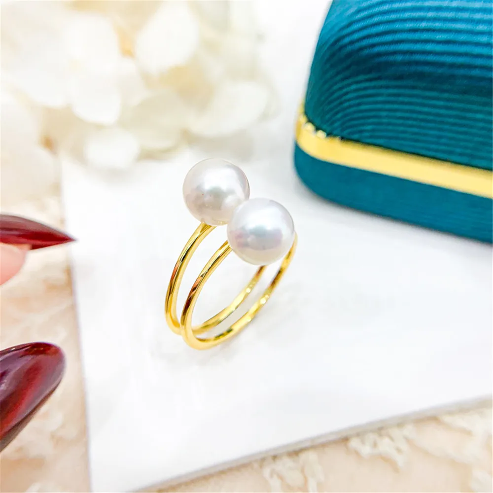 Classic Rings Resizable Design Rings Base S925 Sterling Silver Pearl Rings Settings Women DIY Pearl Rings Accessory
Classic Rings Resizable Design Rings Base S925 Sterling Silver Pearl Rings Settings Women DIY Pearl Rings Accessory