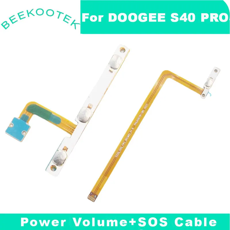 

New Original DOOGEE S40 Pro Power Volume Button Cable Side FPC Flex Cable SOS Keys Cable FPC Accessories For DOOGEE S40 Phone