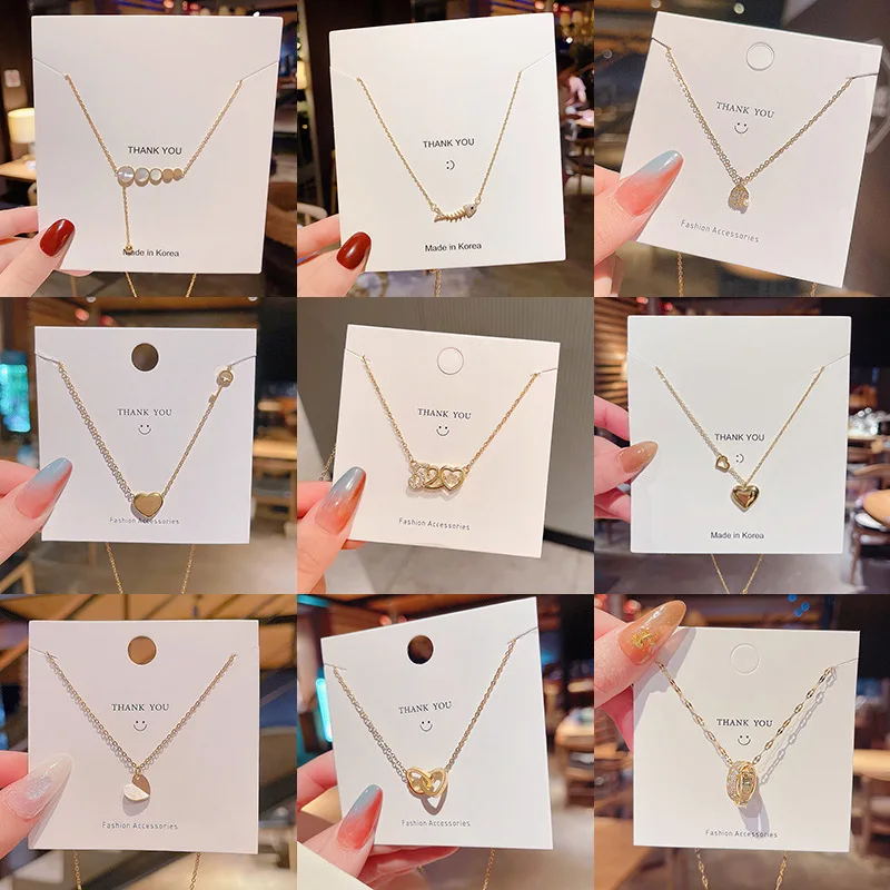Gold Disc Pendant Necklace Women's Design Sense Collarbone Chain Temperament Personality Fashion Women Necklace Wholesale
Gold Disc Pendant Necklace Women's Design Sense Collarbone Chain Temperament Personality Fashion Women Necklace Wholesale