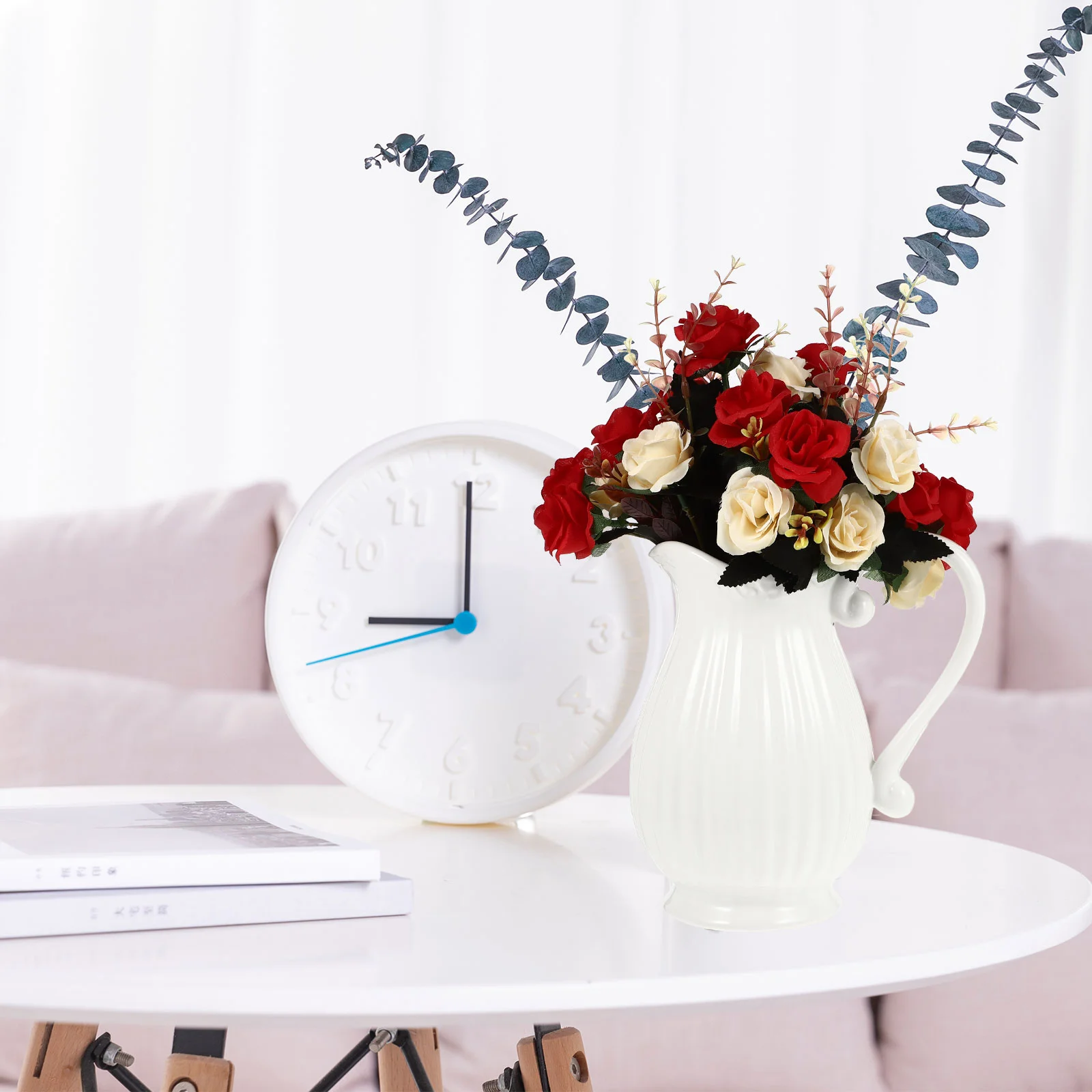 Ceramic Flower Vase Simple Jug Planter Porcelain Desktop Ornament White Ceramics Kettle Shape Pot 
Ceramic Flower Vase Simple Jug Planter Porcelain Desktop Ornament White Ceramics Kettle Shape Pot