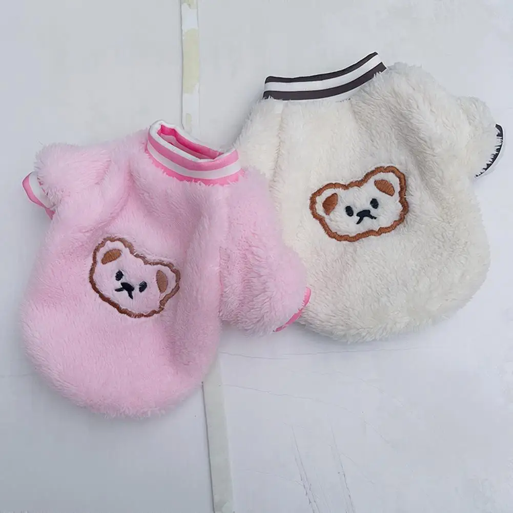 Stylish Pet Coat Bear Embroidery Elasticated Cuffs Two-legged Pet Dog Sweatshirt Washable Pet Clothes for Daily Wear
Stylish Pet Coat Bear Embroidery Elasticated Cuffs Two-legged Pet Dog Sweatshirt Washable Pet Clothes for Daily Wear
