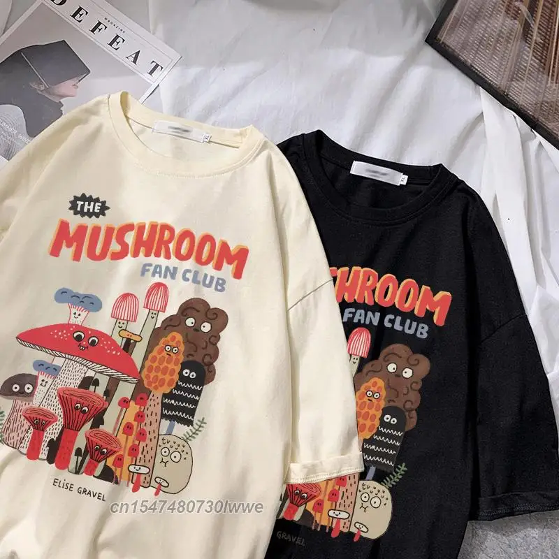 Material Retro Apricot Mushroom Cute T Shirts O-Neck Casual 100% Cotton Plus Size Woman Man Tshirts 2022 Streetwear Clothes
Material Retro Apricot Mushroom Cute T Shirts O-Neck Casual 100% Cotton Plus Size Woman Man Tshirts 2022 Streetwear Clothes