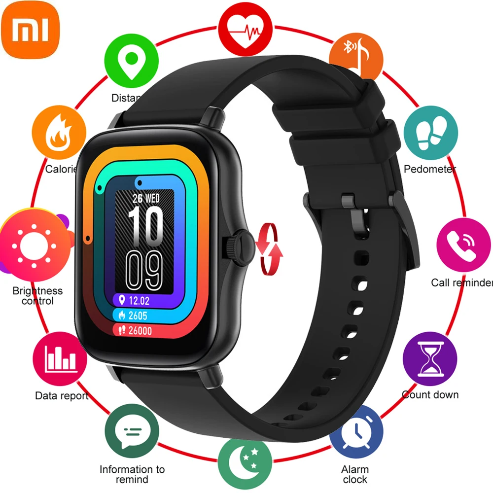 Xiaomi Smartwatch Full Touch Men Woman Women Fitness Bracelet Relogio Smart Watch Tracker Sleep Smart Clock PK Apple Huawei P8
Xiaomi Smartwatch Full Touch Men Woman Women Fitness Bracelet Relogio Smart Watch Tracker Sleep Smart Clock PK Apple Huawei P8