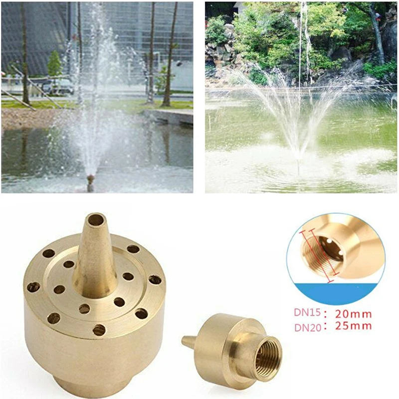 1/2" Brass Garden Pond Fountain Water Nozzle Sprinkler Spray Head 
1/2" Brass Garden Pond Fountain Water Nozzle Sprinkler Spray Head