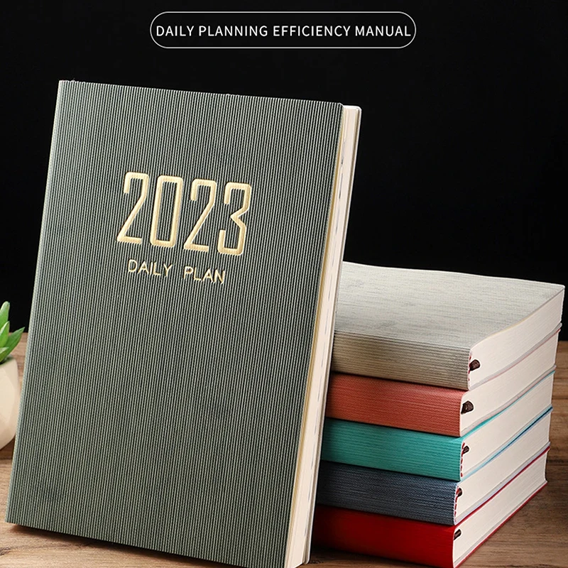 2023 Daily Weekly Monthly Planner Notebook A5 Super Thick 365 Days Calendar Book Journal Notepad Schedule Book Office Stationery
2023 Daily Weekly Monthly Planner Notebook A5 Super Thick 365 Days Calendar Book Journal Notepad Schedule Book Office Stationery