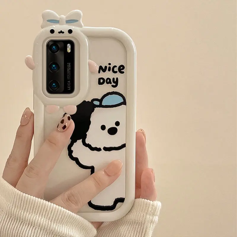 

For Huawei P50 P40 P30 Nova 9 Pro Nova9 P40pro P50pro Nova9Pro Cartoon Silicone Phone Case Anti-Fall Soft Shell Protective Coque