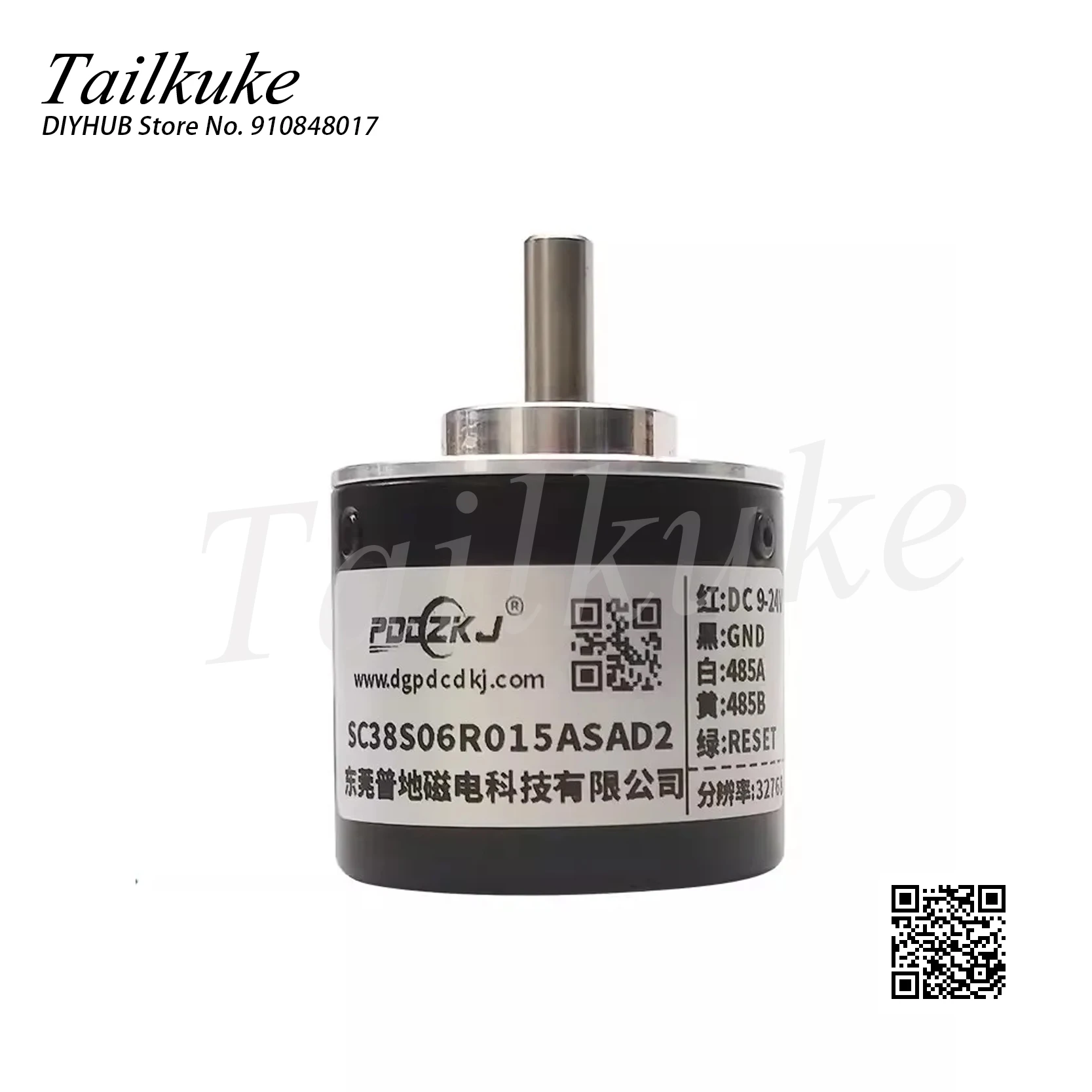 Мультиповоротный кодировщик Абсолюта 3806, 15-битный интерфейсный кодировщик RS485 MODBUS с твердым валом 6 мм
Мультиповоротный кодировщик Абсолюта 3806, 15-битный интерфейсный кодировщик RS485 MODBUS с твердым валом 6 мм