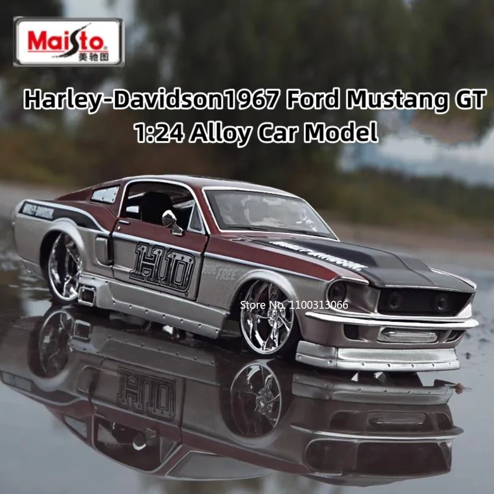 Модель автомобиля Maisto 1:24 Harley Mustang GT с литыми линиями, модель спортивного автомобиля, коллекция игрушек, подарок для детей
Модель автомобиля Maisto 1:24 Harley Mustang GT с литыми линиями, модель спортивного автомобиля, коллекция игрушек, подарок для детей