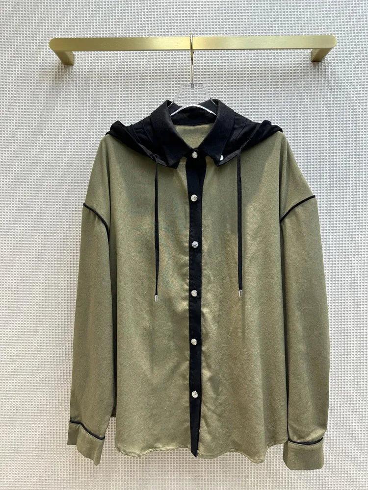 2023 New Women Prefall Fashion Comfortable Hooded Lapel Baggy Shirt Jacket Femme
2023 New Women Prefall Fashion Comfortable Hooded Lapel Baggy Shirt Jacket Femme