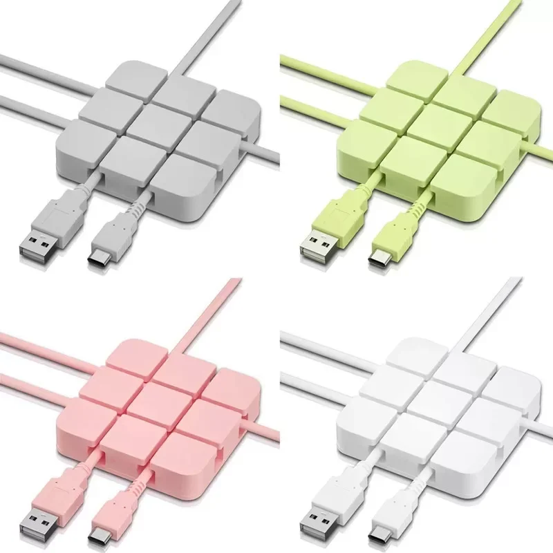 4 Colors Cord Organizer Cable Clips with 3m Strong Adhesive Tapes Silicone Cable Organizer Cord Holder for Charging Mouse Cord
4 Colors Cord Organizer Cable Clips with 3m Strong Adhesive Tapes Silicone Cable Organizer Cord Holder for Charging Mouse Cord