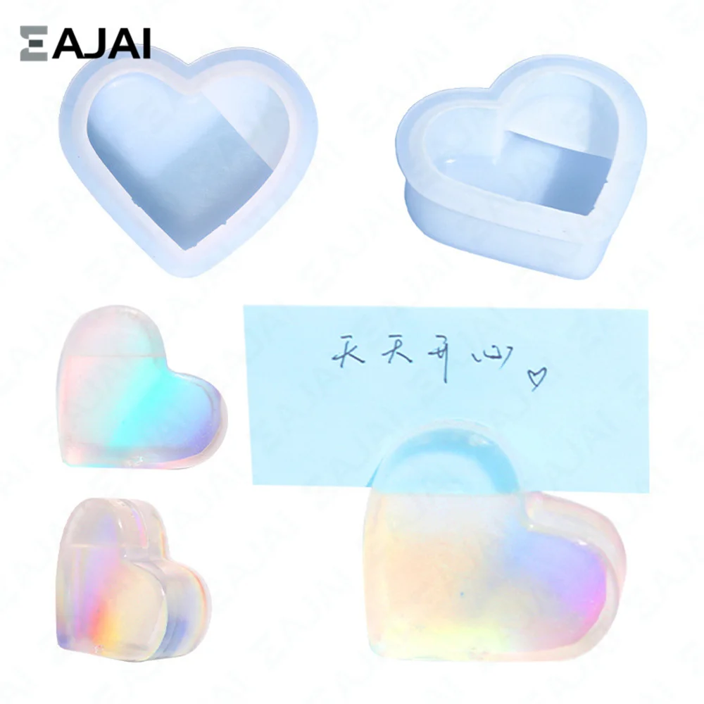 Heart Card Holder Silicone Mold DIY Concrete Cement Business Making Plaster Resin Casting Mould Home Handicraft Desktop Decor
Heart Card Holder Silicone Mold DIY Concrete Cement Business Making Plaster Resin Casting Mould Home Handicraft Desktop Decor
