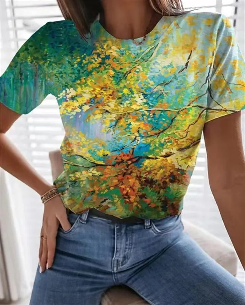3D Plant Flowers Print Women T-Shirts 5XL Plus Size O-Neck Fashion Tee Short Sleeve Summer Pullovers Tops Female Casual T-Shirt
3D Plant Flowers Print Women T-Shirts 5XL Plus Size O-Neck Fashion Tee Short Sleeve Summer Pullovers Tops Female Casual T-Shirt