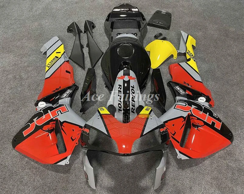 4 подарка, новый комплект обтекателей для мотоцикла из АБС-пластика, подходит для HONDA CBR600RR F5 2003 2004 03 04, кузов под заказ, красный, черный, матовый