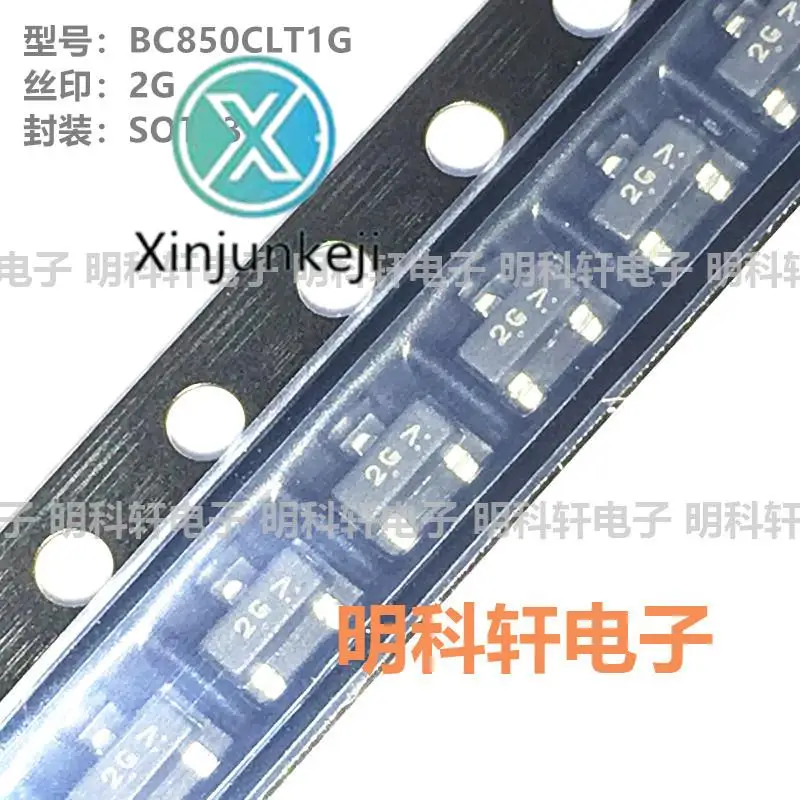 100pcs orginal new BC850CLT1G silk screen 2G SOT23 45V/100mA NPN transistor SMD transistor
100pcs orginal new BC850CLT1G silk screen 2G SOT23 45V/100mA NPN transistor SMD transistor
