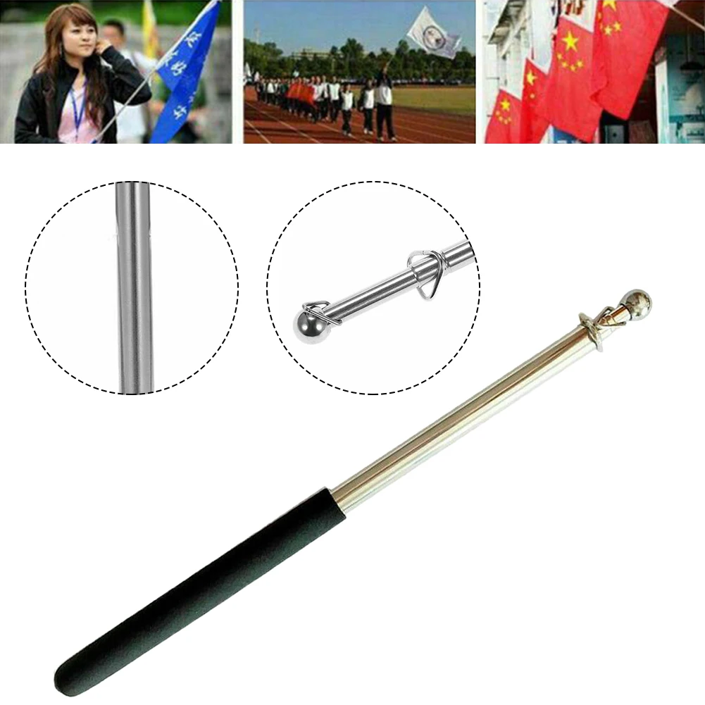 1.6M Telescopic Flag Pole Extendable Portable Handheld Windsock Pointer Stainless Steel Flagpoles For Tour Guide Banner
1.6M Telescopic Flag Pole Extendable Portable Handheld Windsock Pointer Stainless Steel Flagpoles For Tour Guide Banner