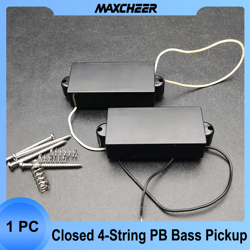 Closed 4-string Precision P Bass Guitar Pickup For Electric Bass Guitar Parts Black
Closed 4-string Precision P Bass Guitar Pickup For Electric Bass Guitar Parts Black