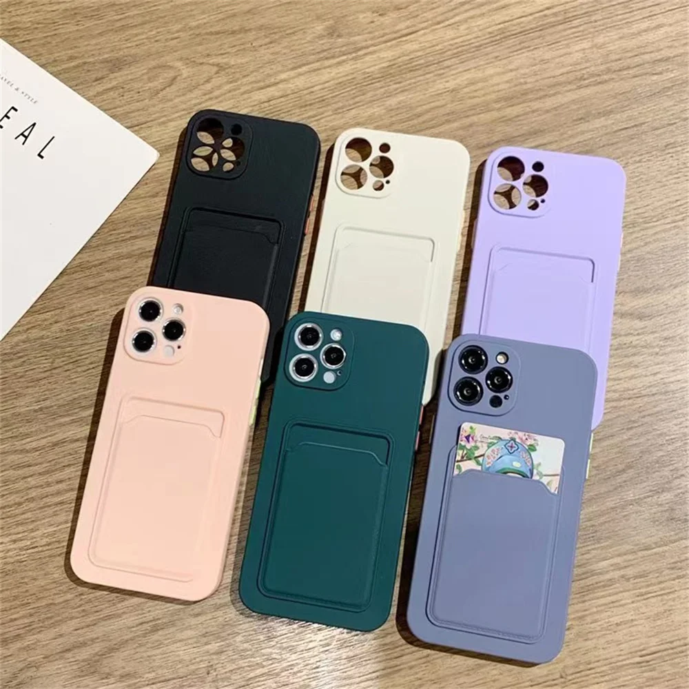 Wallet Card Holder Case For iPhone 13 12 11 Pro Max X XS XR Mini 6 7 8 Plus 6S 12pro 13 12mini Soft Silicone Phone Cover
Wallet Card Holder Case For iPhone 13 12 11 Pro Max X XS XR Mini 6 7 8 Plus 6S 12pro 13 12mini Soft Silicone Phone Cover