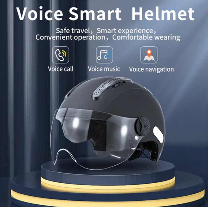 

ENGWE Bluetooth Helmet Smart Helmet Black electic bike Helmet US stock