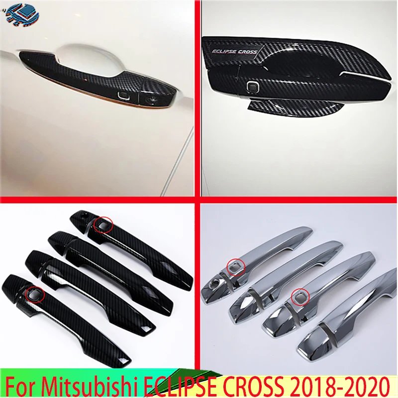 For Mitsubishi ECLIPSE CROSS 2018-2020 Car Accessories ABS Chrome Door Handle Cover With Smart Key Hole Catch Cap Trim Molding
For Mitsubishi ECLIPSE CROSS 2018-2020 Car Accessories ABS Chrome Door Handle Cover With Smart Key Hole Catch Cap Trim Molding