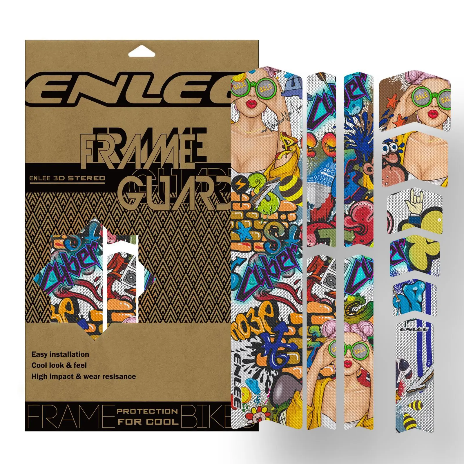Waterproof Thickened Bicycle Protective Film 3M Sticker for Mountain Bike Scratch-Resistant Protector Frame Film for Road Bike 
Waterproof Thickened Bicycle Protective Film 3M Sticker for Mountain Bike Scratch-Resistant Protector Frame Film for Road Bike