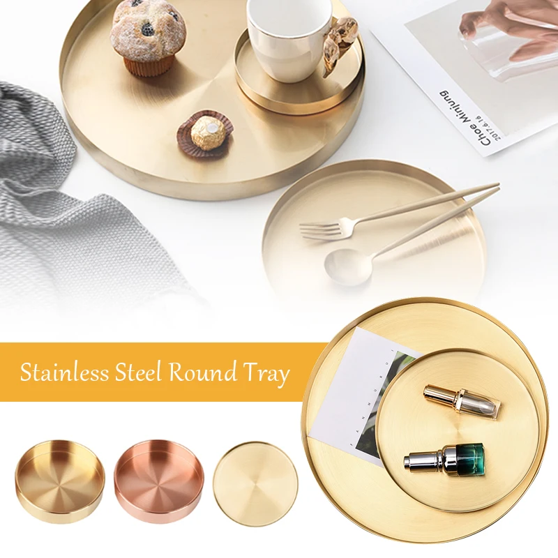 Round Alloy Storage Tray Space Saving Organizer Jewelry Ornament Display Plate for Kitchen Tea Set Coffee Tray Bathroom Decor
Round Alloy Storage Tray Space Saving Organizer Jewelry Ornament Display Plate for Kitchen Tea Set Coffee Tray Bathroom Decor