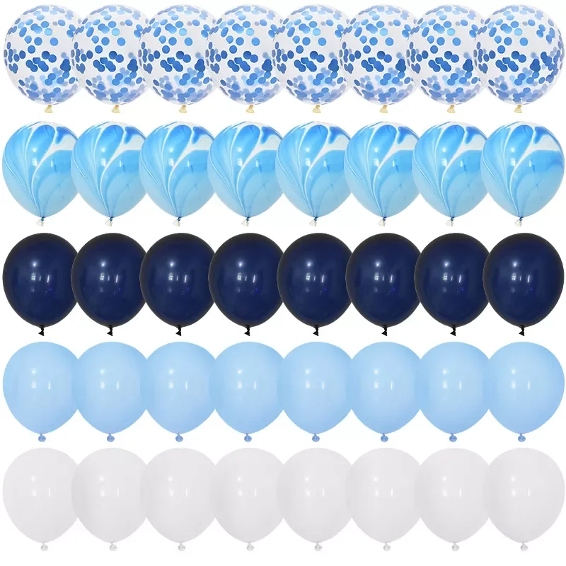 Blue Agate Marble Balloons Set With Metallic Confetti Balloon Wedding Baby Shower Graduation Birthday Party Decorations
Blue Agate Marble Balloons Set With Metallic Confetti Balloon Wedding Baby Shower Graduation Birthday Party Decorations