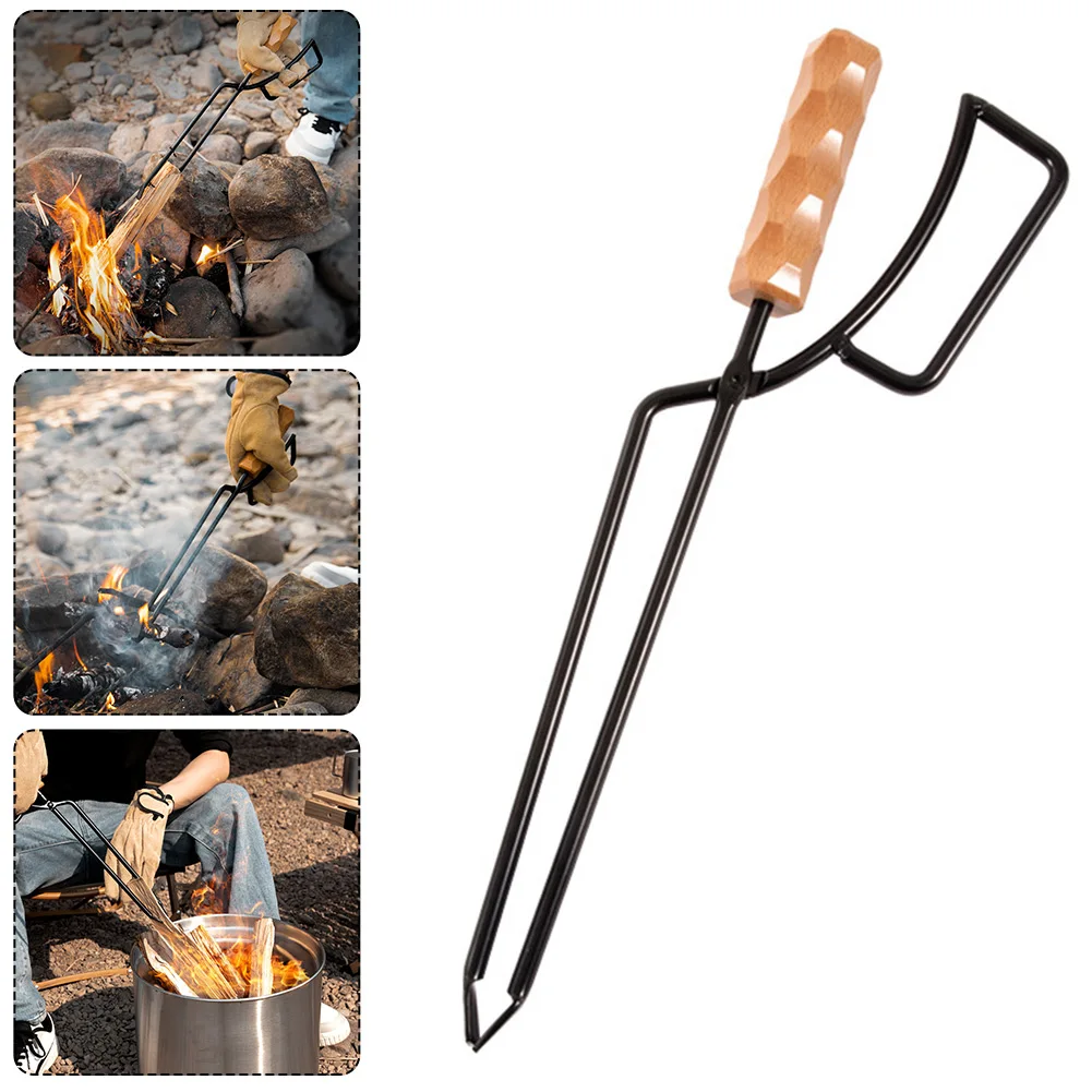Camping Barbecue Charcoal Clip Wood Handle Charcoal Clip Fire Tongs Non-slip Inner Hook Design Outdoor Lightweight Charcoal Clip
Camping Barbecue Charcoal Clip Wood Handle Charcoal Clip Fire Tongs Non-slip Inner Hook Design Outdoor Lightweight Charcoal Clip