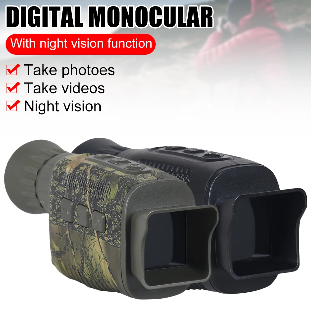 Night Vision Military spys Telescope NV1000 2K Camping Equipment Upgrade Infrared Digital Hunting Telescope Photography Video
Night Vision Military spys Telescope NV1000 2K Camping Equipment Upgrade Infrared Digital Hunting Telescope Photography Video
