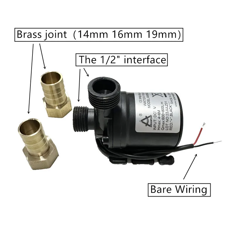 New Water Pump 12v Brushless Pumps 24V 800L/H Underwater Fish Water Circulation Pump Waterproof Solar Submersible Water Pump
New Water Pump 12v Brushless Pumps 24V 800L/H Underwater Fish Water Circulation Pump Waterproof Solar Submersible Water Pump