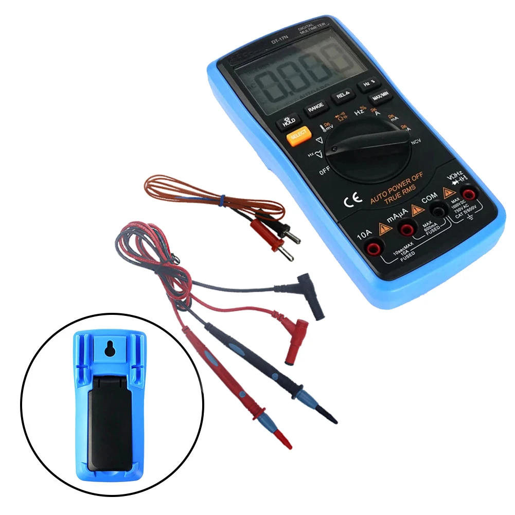 DT-17N Auto Range LCD Display Multimeter 21mm High Digital Multimeter 35/6 Automatic Digital Instrument Tester For Repair Tools
DT-17N Auto Range LCD Display Multimeter 21mm High Digital Multimeter 35/6 Automatic Digital Instrument Tester For Repair Tools