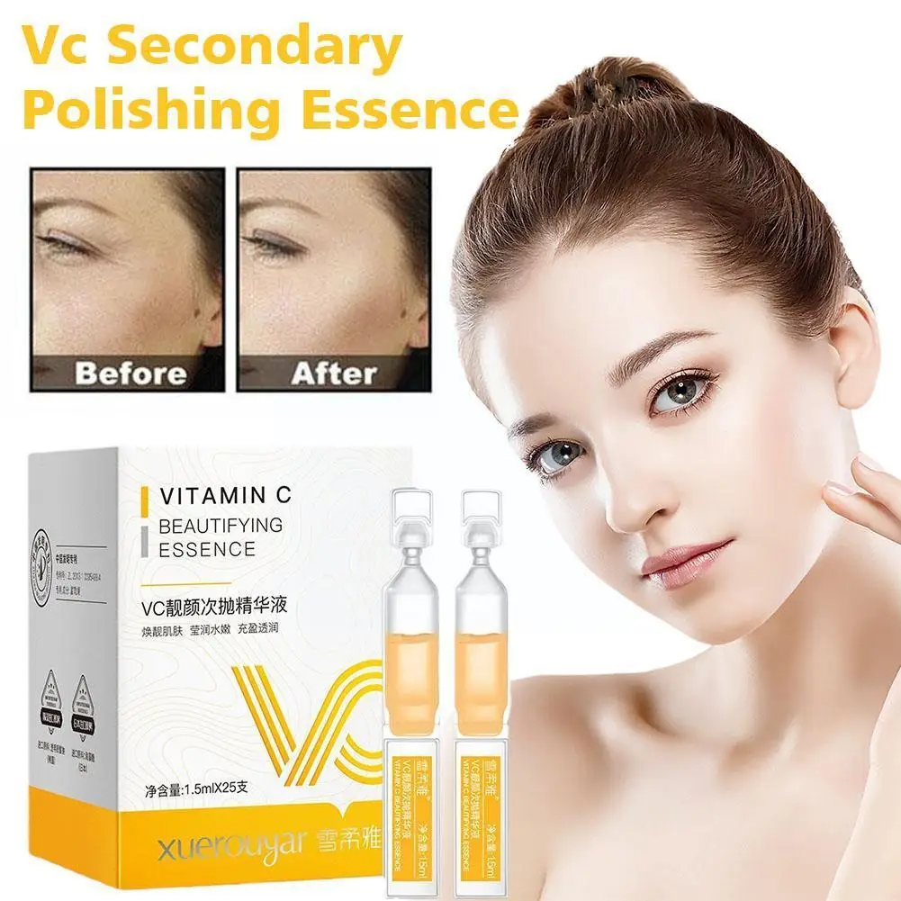 Vc Secondary Polishing Essence Anti-wrinkle Refreshing Lines Fine Skin Vitamin Fades Created Prototype Firming Moisturizing X5g3
Vc Secondary Polishing Essence Anti-wrinkle Refreshing Lines Fine Skin Vitamin Fades Created Prototype Firming Moisturizing X5g3