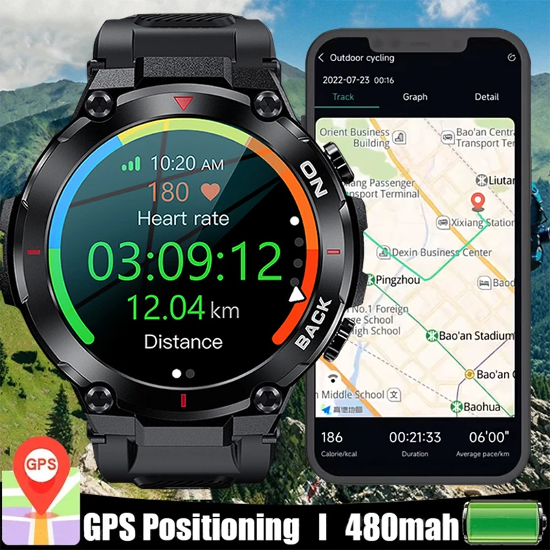 2023 New Military GPS Smart Watch AMOLED 360 * 360 HD Screen Heart Rate Waterproof Smart Watch Is Applicable For Xiaomi Huawei
2023 New Military GPS Smart Watch AMOLED 360 * 360 HD Screen Heart Rate Waterproof Smart Watch Is Applicable For Xiaomi Huawei