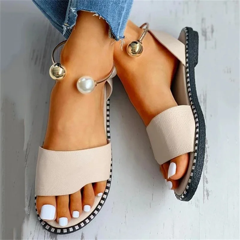 2022 New Summer Women Beaded Pearly Sandals Slippers Shoes Ladies Flats Sandals Flip Flop Casual Flat Slingback Sandals Shoes
2022 New Summer Women Beaded Pearly Sandals Slippers Shoes Ladies Flats Sandals Flip Flop Casual Flat Slingback Sandals Shoes